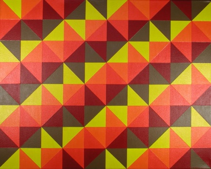 Autumn (Triangles)
Acrylic on Canvas
24" H x 30" W x 0.75" D
2007
$700